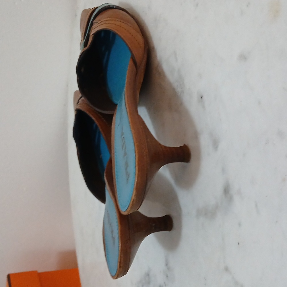Prada Brown Leather Women's Shoes - Picture 7 of 9